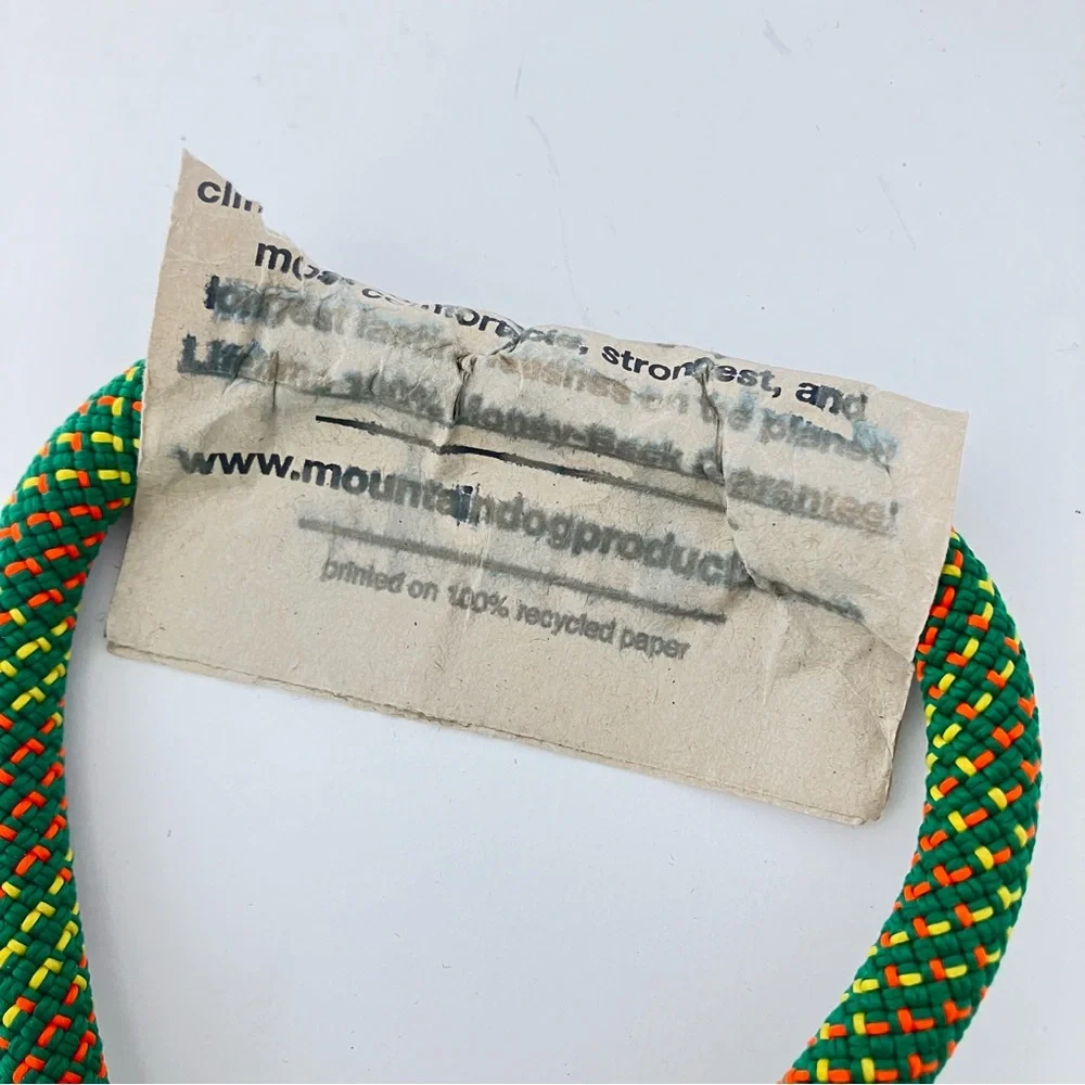 Green Rope Dog Leash - Eco-Friendly Durable Lead